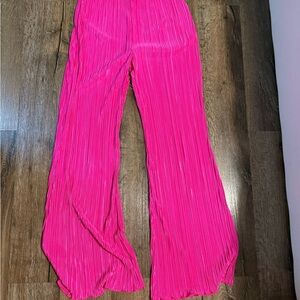 Good American Bright Pink woman Pleated Pants